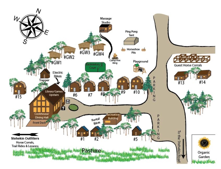 Facility Map – Stehekin Valley Ranch