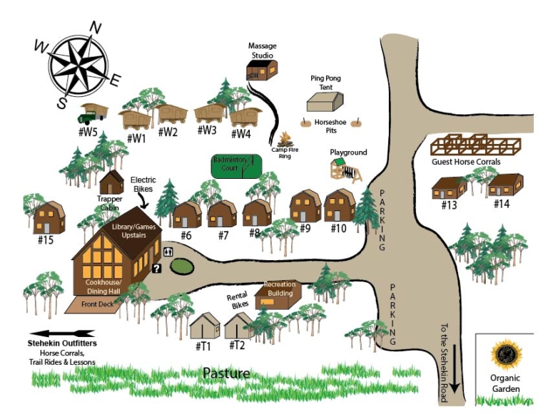 Facility Map – Stehekin Valley Ranch